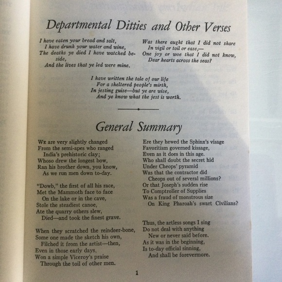 Antique Poetry Book The Works of Rudyard Kipling - Picture 9 of 9